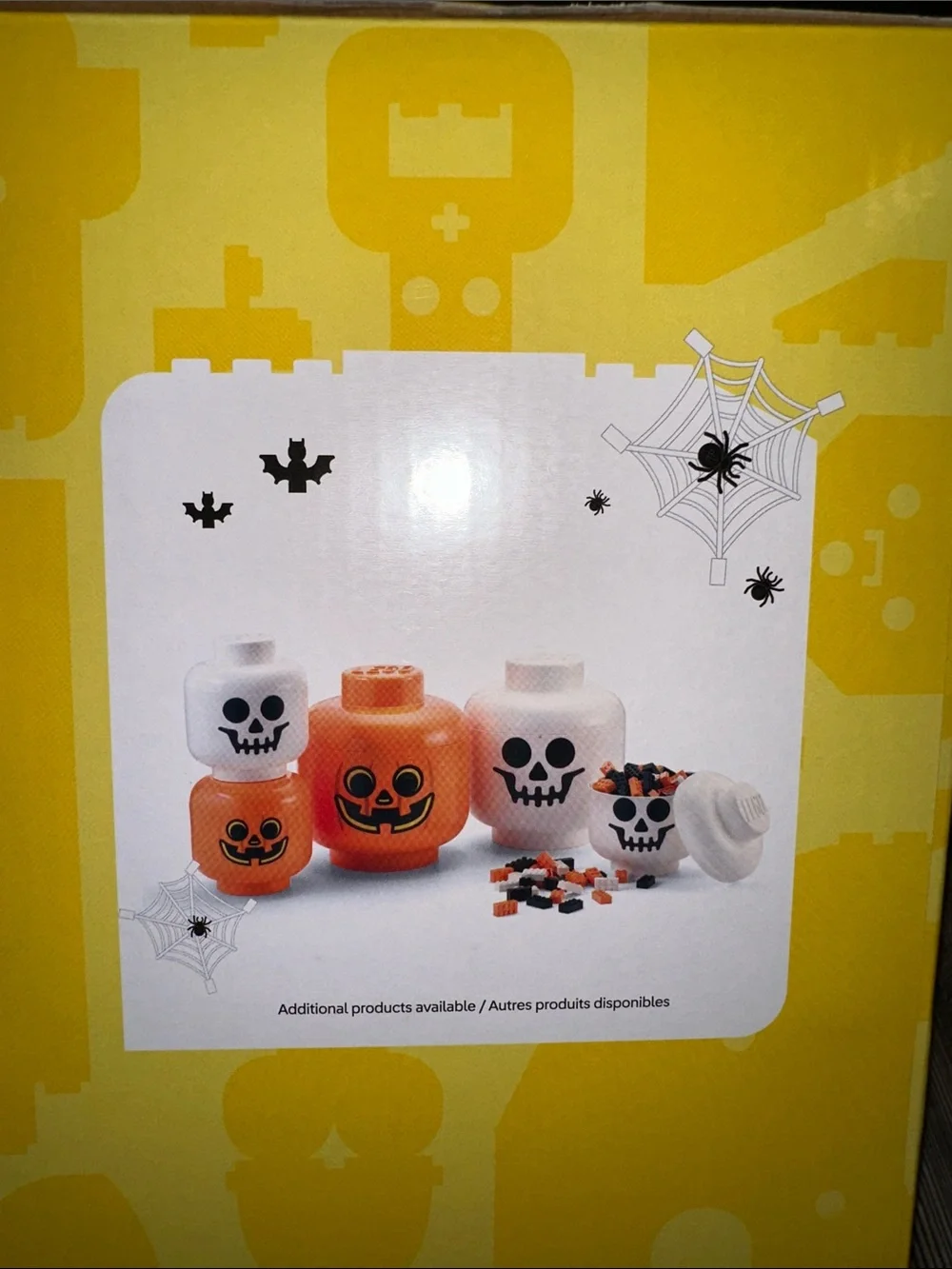 NEW LEGO Storage Head – Small, Skeleton Halloween Edition